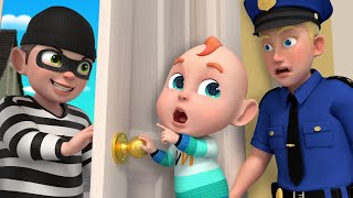 Knock Knock Knock! Who’s There (Safety tips) | Who's At the Door | Rosoo Nursery Rhymes & Kids Songs