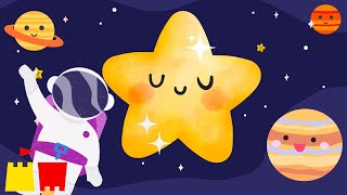 No Ads | Twinkle Twinkle Little Star | Calm and Gentle Lullaby with Animation