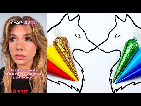 *1 Hour*🎨 Text To Speech 🎨 ASMR Satisfying Art || @Bailey Spinn || POVs Tiktok Compilations 2024